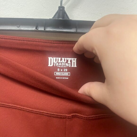 Duluth Trading Co Noga Classic Pants S 29" Nylon/Spandex Stretch orange Red - Picture 2 of 11
